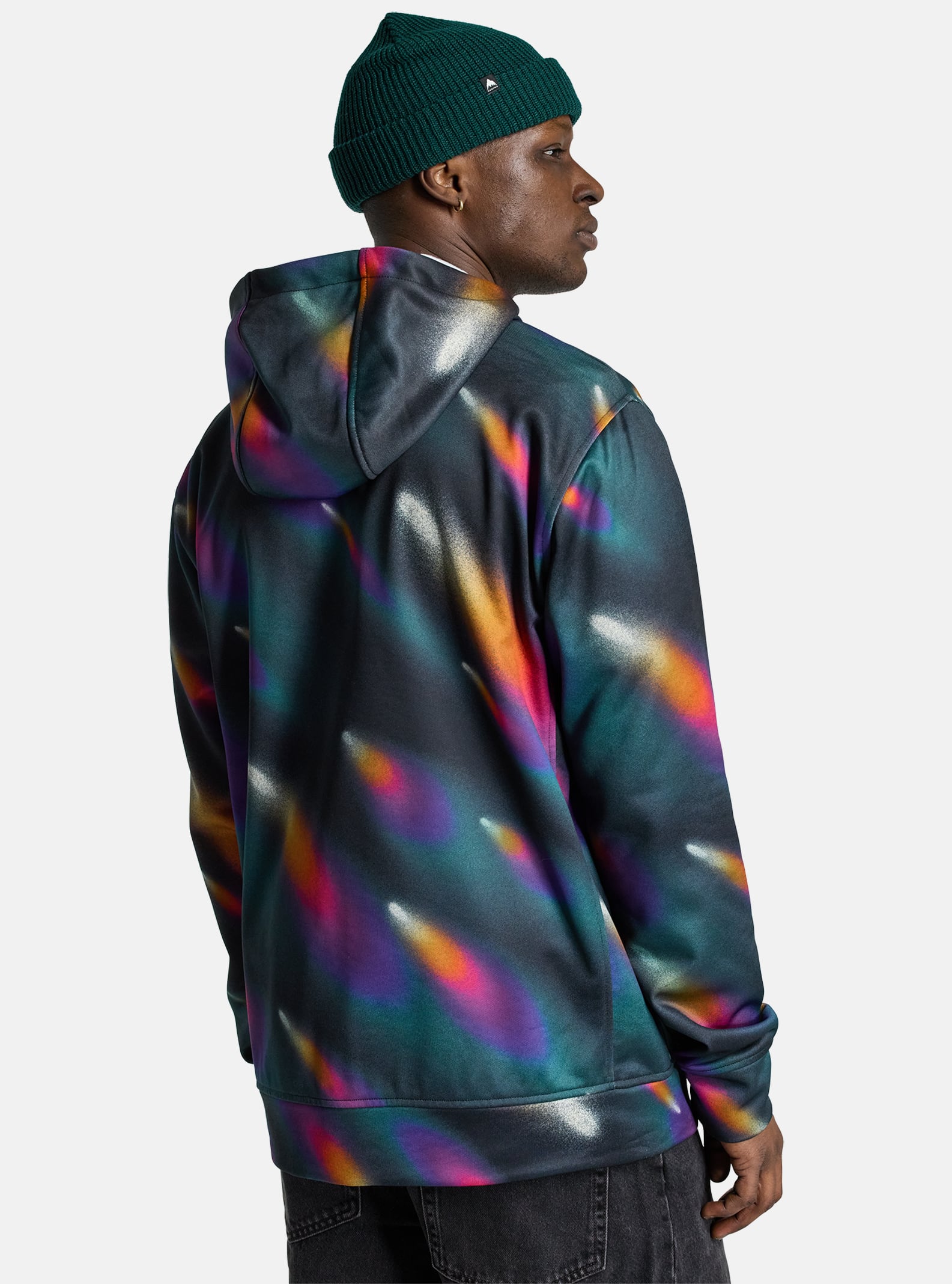 メンズ Burton オーク フルジップ フーディー スウェットシャツ