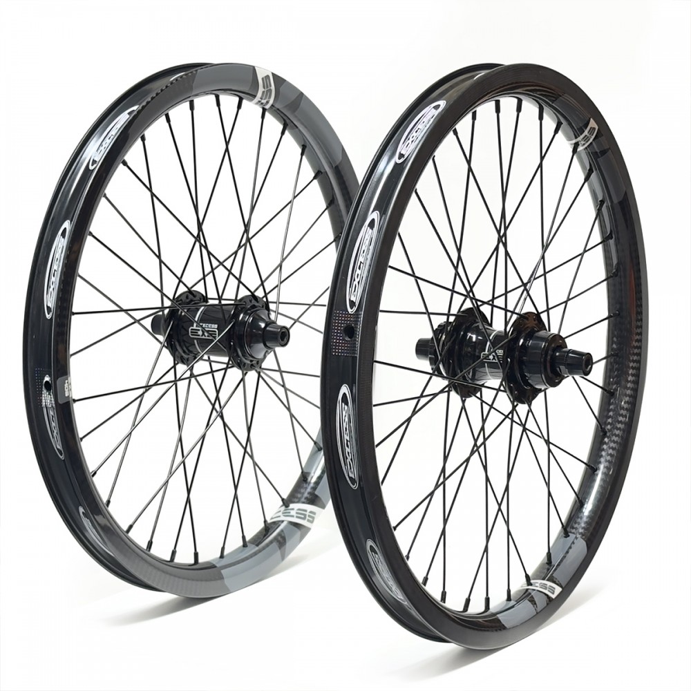 EXCESS EXE-3 CL 406 36H CARBON WHEELSET Color Black / Grey Sizes