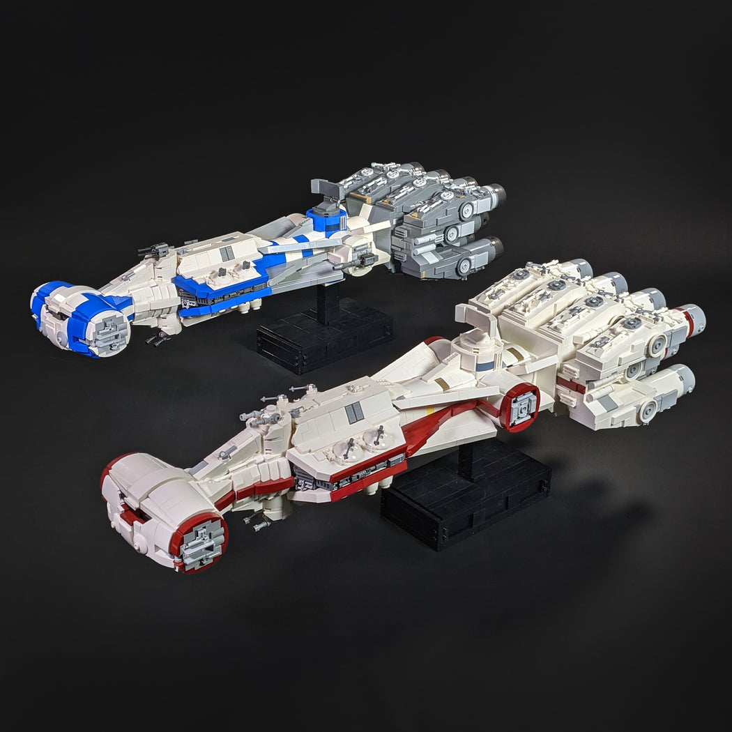 CR90 Corvette Tantive IV & Liberator - Micro Scale — BrickVault