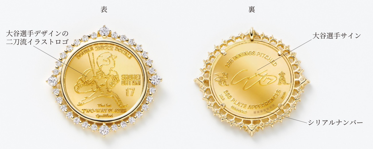 WBCでも大活躍中の大谷翔平選手の純金＆純プラチナ！限定記念コインが