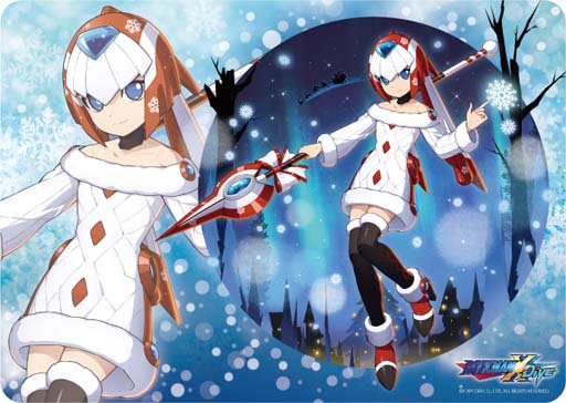 プレイマット】ラバープレイマット ロックマンX DiVE『聖夜の