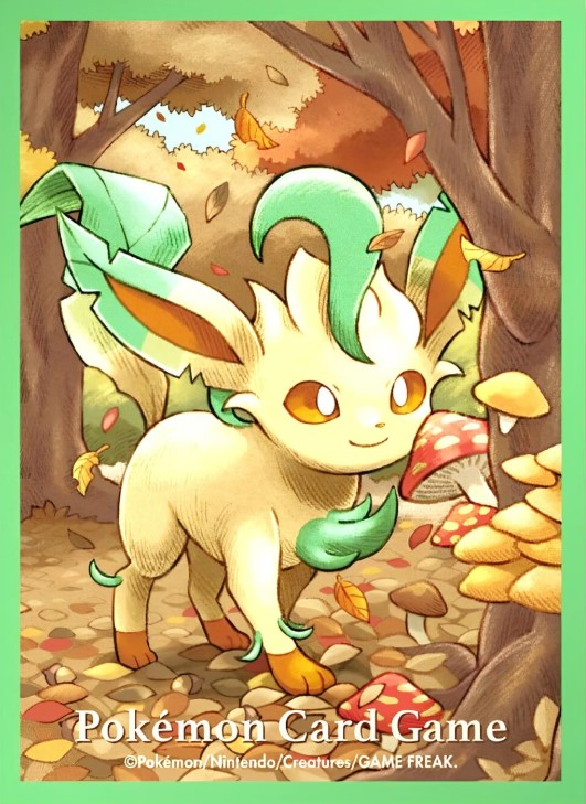 ポケモンカード リーフィア イーブイポンチョシリーズ デッキシールド LF