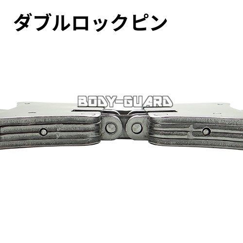 ステンレスカフ ダブルチェーン ダブルロック【ゆうパケット対応