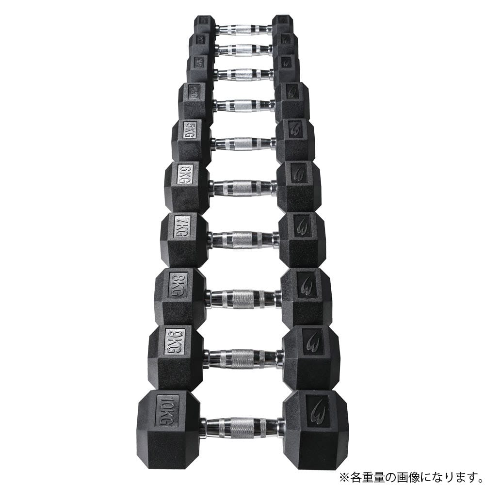 六角ダンベル 5KG PD009500｜BODYMAKER（ボディメーカー）