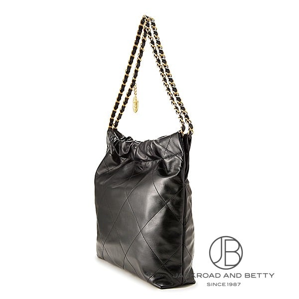 CHANEL 22 スモール ハンドバッグ ブラック 黒[AS3260 B19059 94305