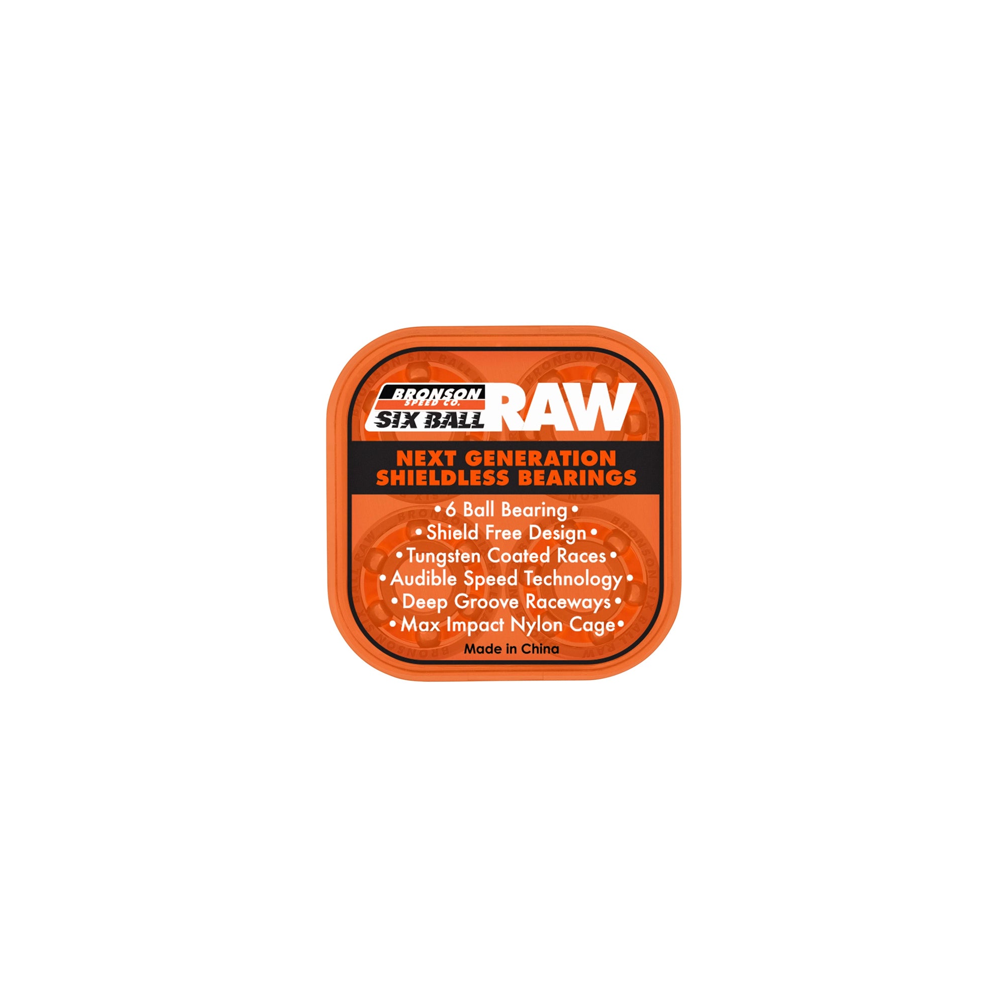 Bronson 6 Ball Raw Bearings – Beyond Skate