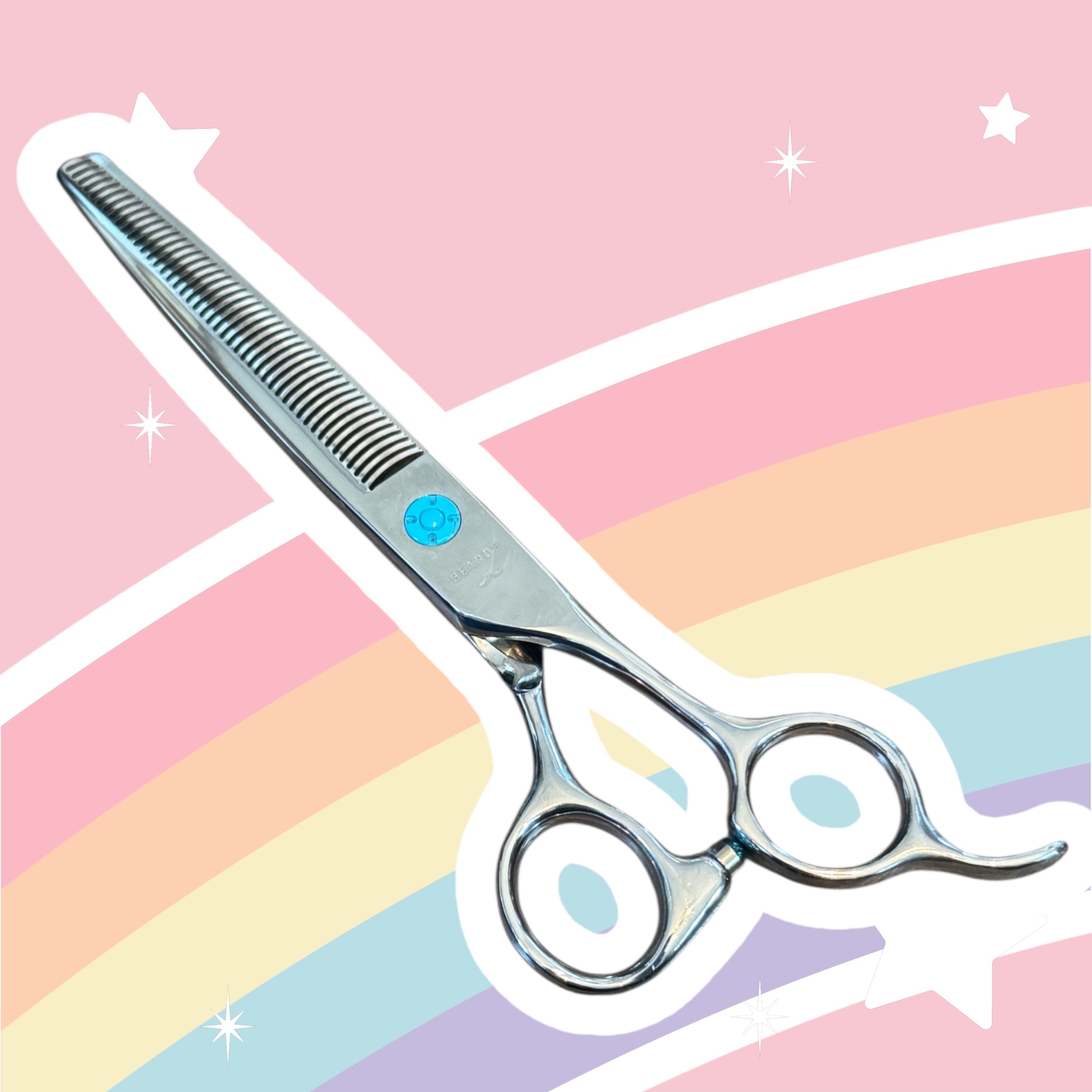 パワフルに切れる理美容師プロ用セニングシザー＋トリマートリミングに