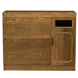 シャビーシック】木製サイドシャンプーキャビネットRENE-S（上下セット