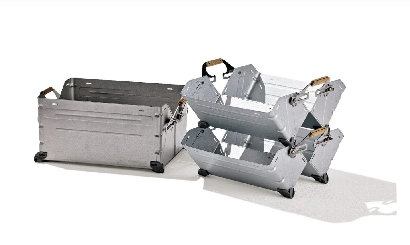 スノーピークのシェルフコンテナで収納力アップ！カスタマイズ方法も