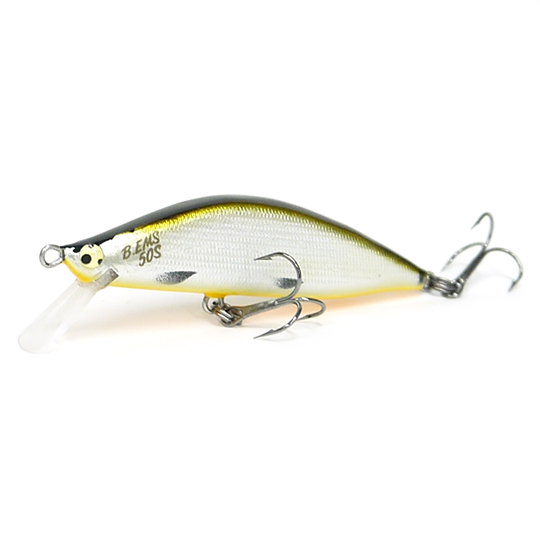 全2色】イトウクラフト バルサ蝦夷ミノー 50S - 【バス・トラウト