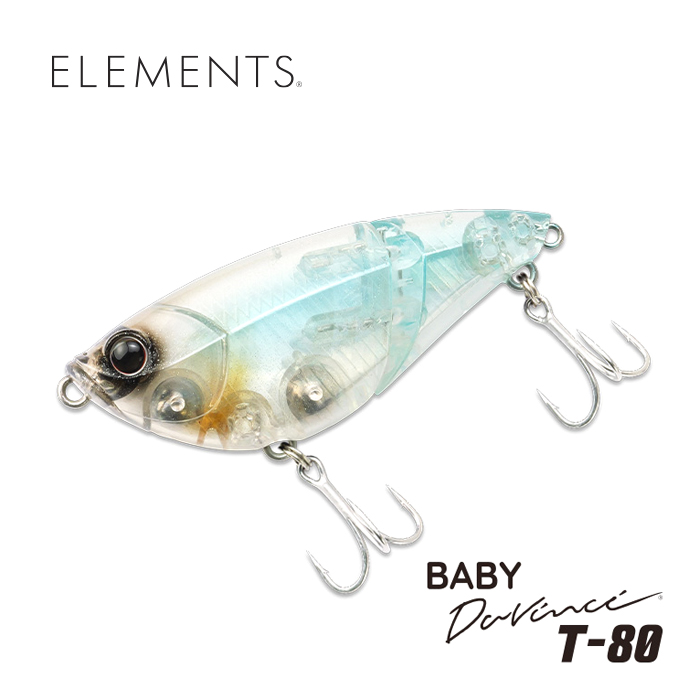 エレメンツ ベビーダヴィンチ T-80 - 【バス・トラウト・ソルトの
