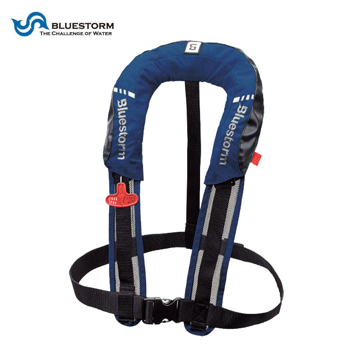 ブルーストーム 膨張式ライフジャケット 自動膨張 BSJ-8320RS2 【桜