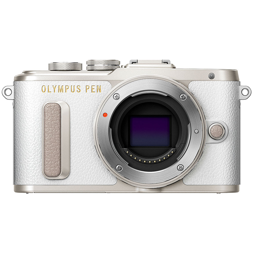 Olympus PEN E-PL8 Mirrorless Camera - White Body