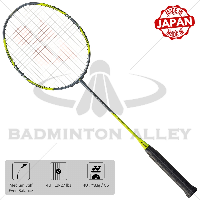 Yonex ArcSaber 7 Pro (Arc7Pro) 4UG5 Gray Yellow Badminton Racket