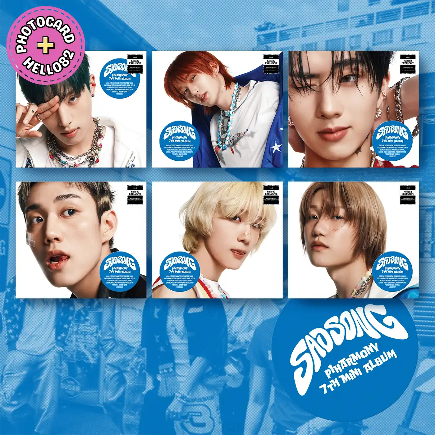 P1Harmony – SAD SONG (Member Digipak) [hello82 Exclusive Ver