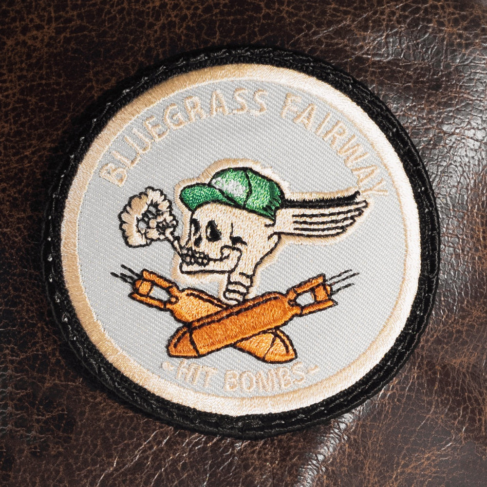 Bomber Jacket Leather Driver Headcover – Bluegrass Fairway