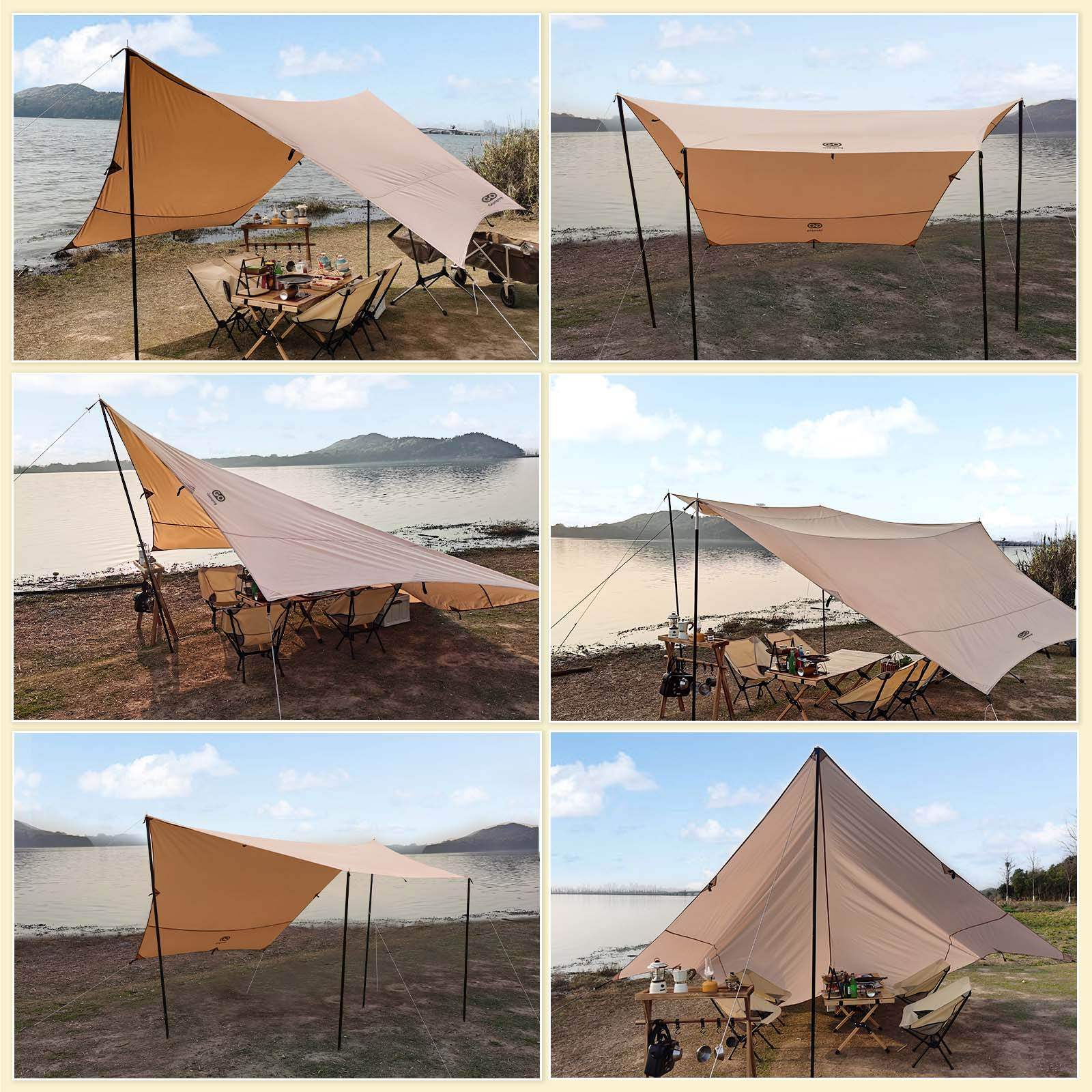 GOGlamping TSUBASA ヘキサタープ TC4.2x4.1m