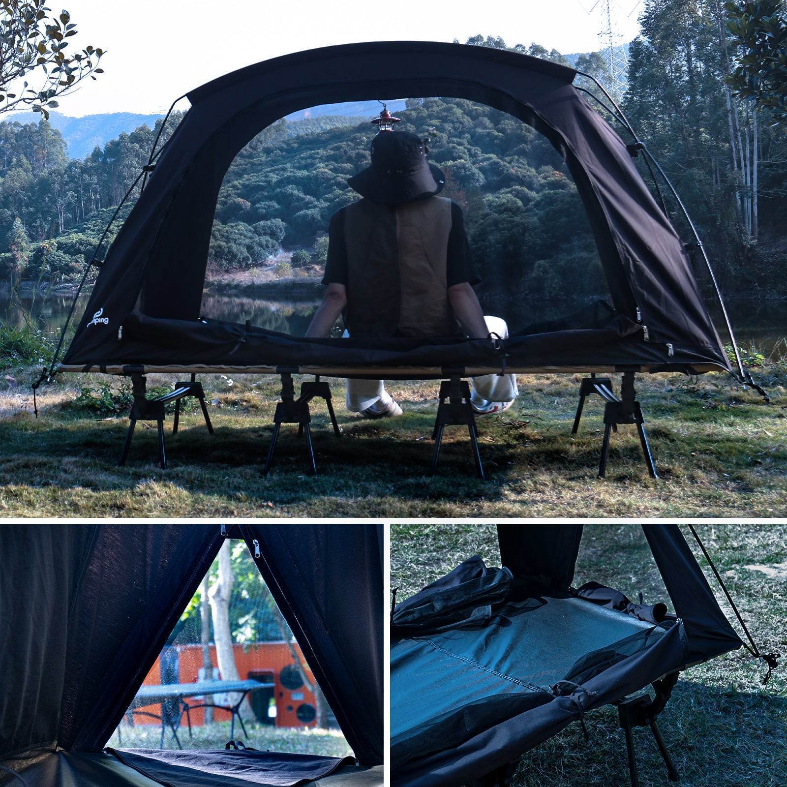 GOGlamping SKY EYE CT 自立式 コットテント TC & フライシート[テント