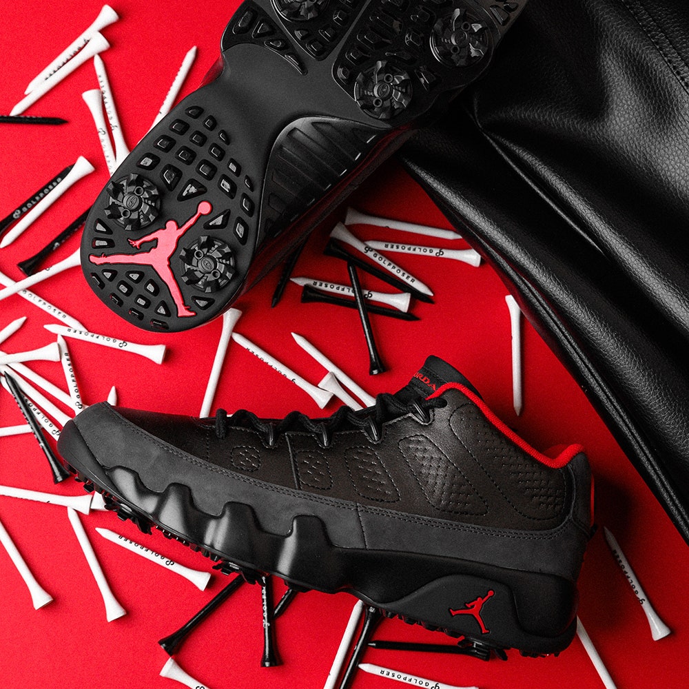 Nike Golf Shoes - Air Jordan 9 G - Dark Charcoal HO24