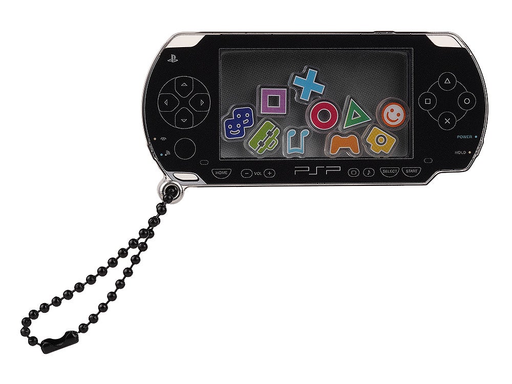PSP™ (PlayStation™Portable)のシャカシャカアクリルキーホルダー 黒