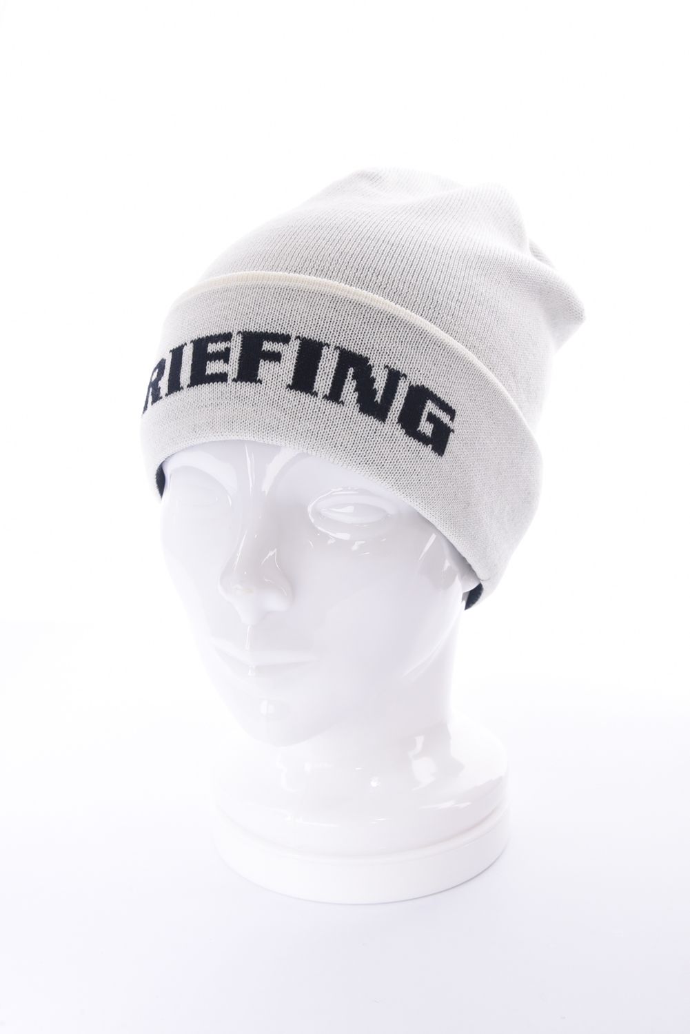 BRIEFING - MEN'S WR WOOL LOGO BEANIE / ブランドロゴジャカード