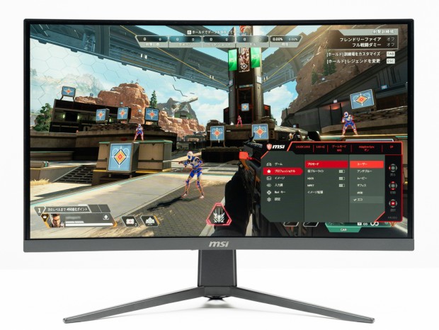 クラス最安水準の高コスパ！180Hz駆動のフルHD湾曲ゲーミング液晶、MSI