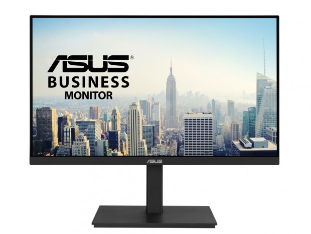 ASUS、LANポートや多機能スタンド装備のビジネス向けフルHD液晶