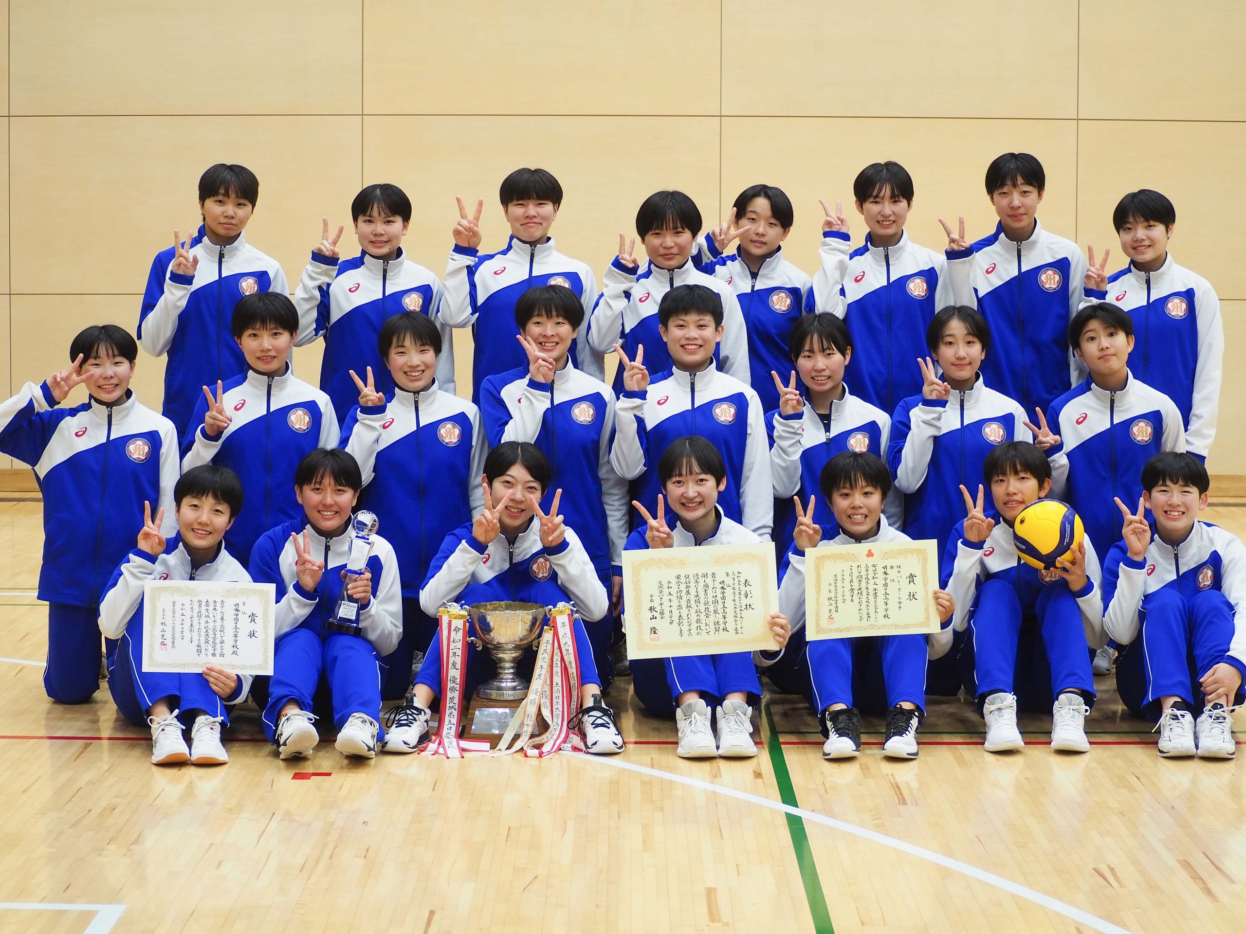 春高2024女子・明秀学園日立（茨城） | 月バレ.com【月刊バレーボール】