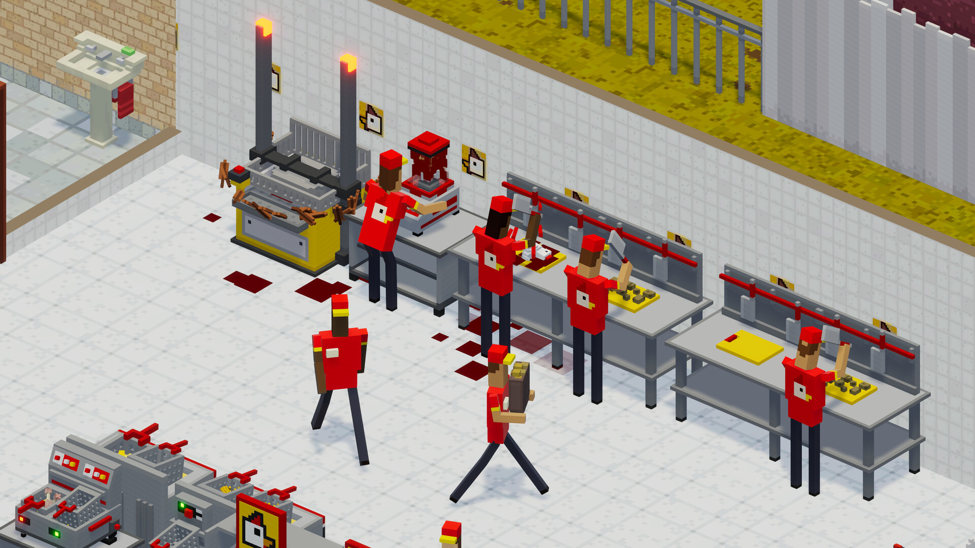 PC版無料配布開始】表向きは合法なお店経営シム『Definitely Not Fried