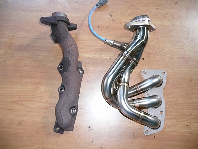 ハイゼットトラック（S201P）にタコ足取付け｜社長ブログ｜株式