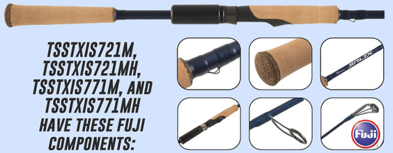 Tsunami SaltX Inshore Spinning Rods – Grumpys Tackle