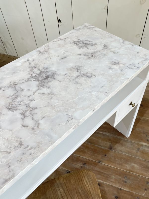 大理石トップのネイルテーブル100cm（展示現品特価）@大阪東京名古屋