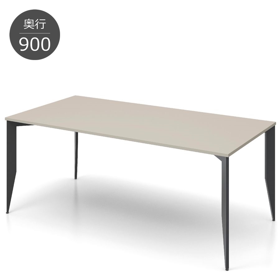 ダイニングテーブル_メタルレッグ_2100x900_ブラック | GRAFTEKT