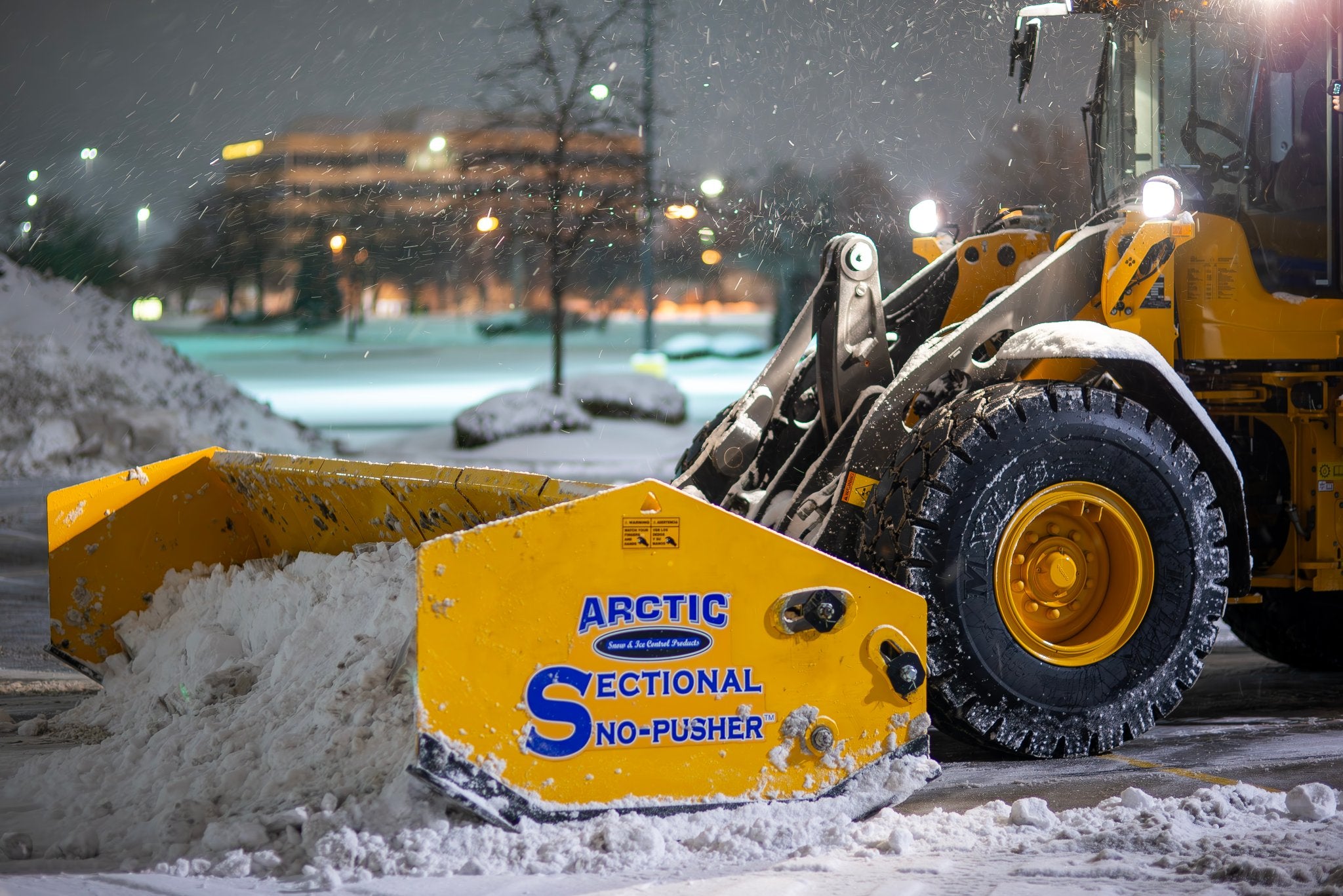 Arctic Sectional HD-19.5 Snow Plow (19.5′ Heavy-Duty Snow Pusher