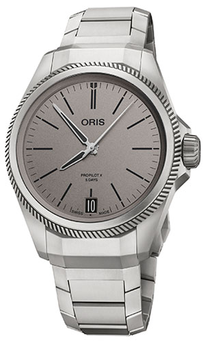 オリス(ORIS) 2022新作 エッジが効いた39mmのチタンケースに5日間