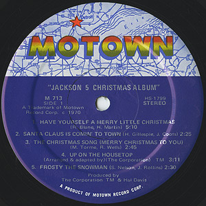 Jackson 5 / Jackson 5 Christmas Album (LP) / Motown 1970 US