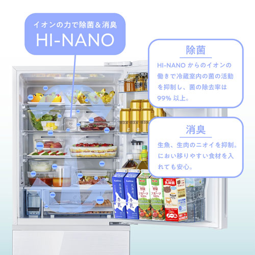 e-TREND｜Hisense HR-G3601W [360L 3ドア ファン式冷蔵庫 シルバー]