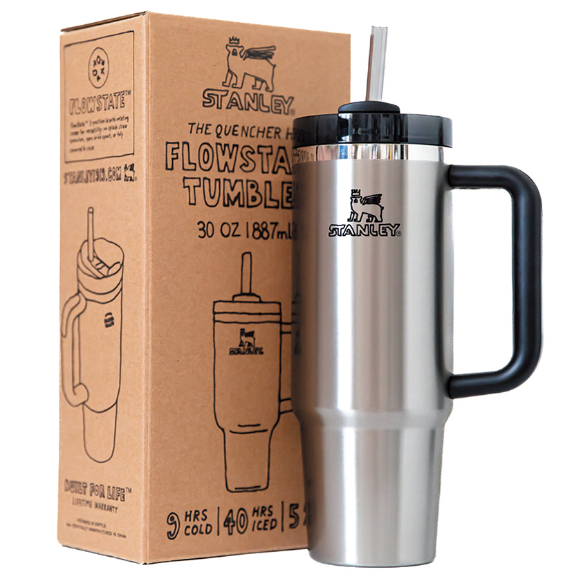 スタンレーのおなじみロゴがアートに！ 定番アイテムをロゴち買い