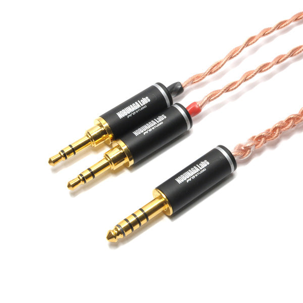 NOBUNAGA Labs 吹割 (Fukiwari) 4.4mm5極バランス/3.5mm3極×2 【NLA