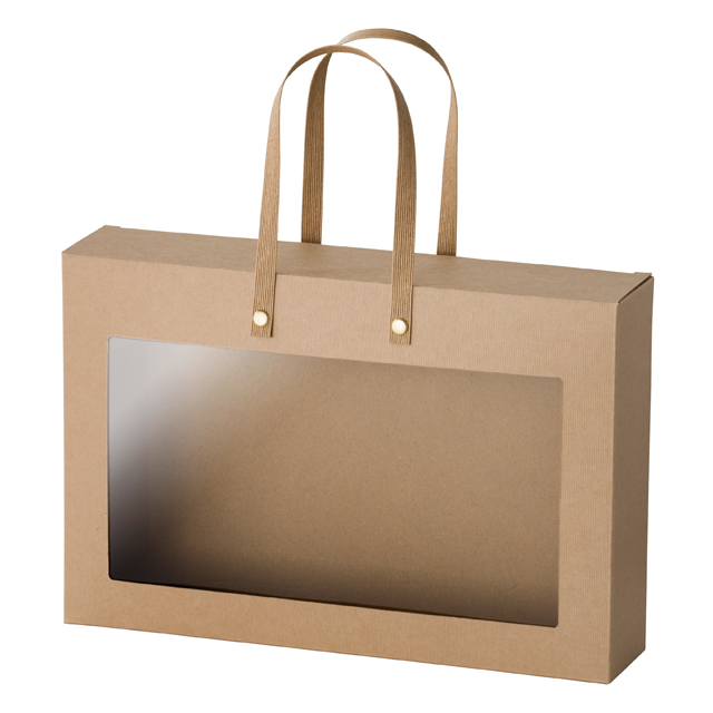 シンプルクオリティ窓付ギフトボックス-1(W320×D90×H220): ギフト