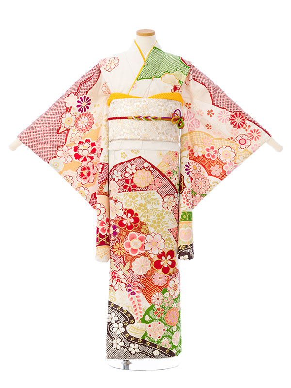 子供着物(女の子)|13歳|対応身長:140～150cm|古典柄|#HES1392｜全国