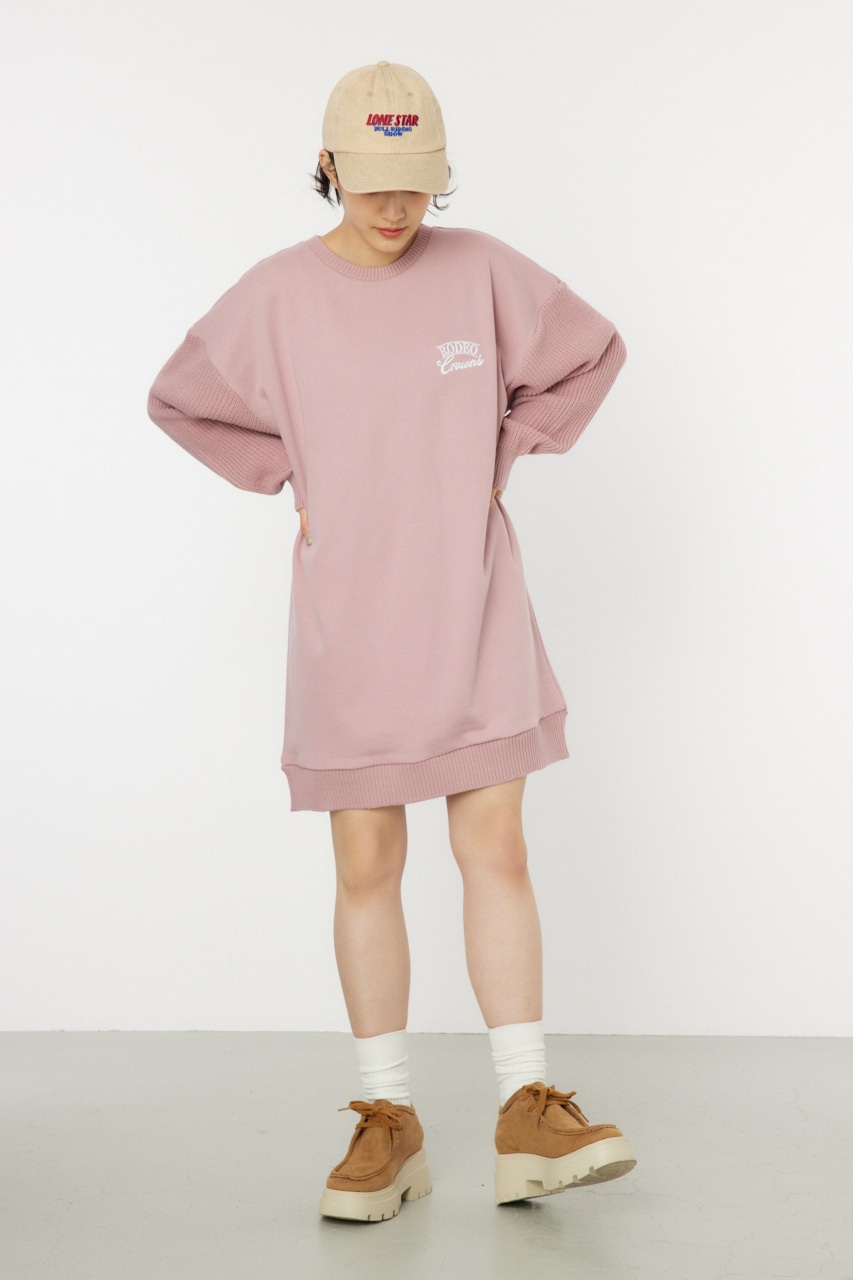 RODEO CROWNS WIDE BOWL | ドッキングロゴニットワンピース