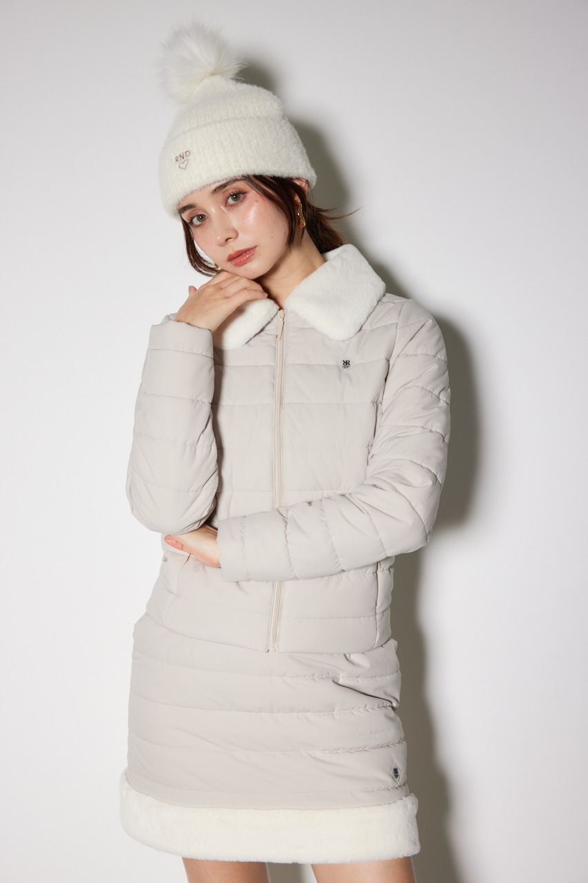 RIENDA GOLF | 【RIENDA GOLF】Fファーカラーキルティングジャケット