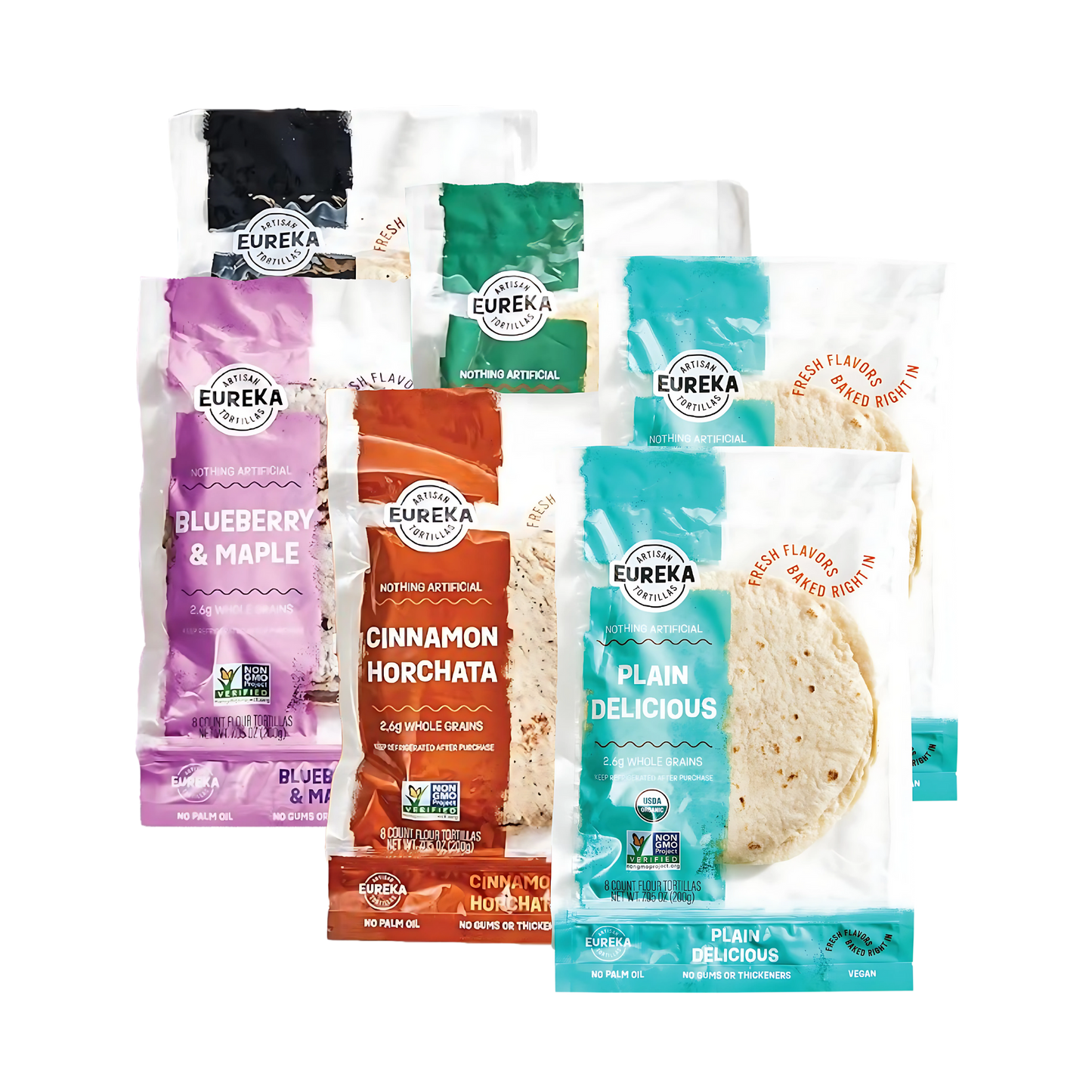 Go All Flavor 6pk (48 tortillas) – Eureka Tortilla