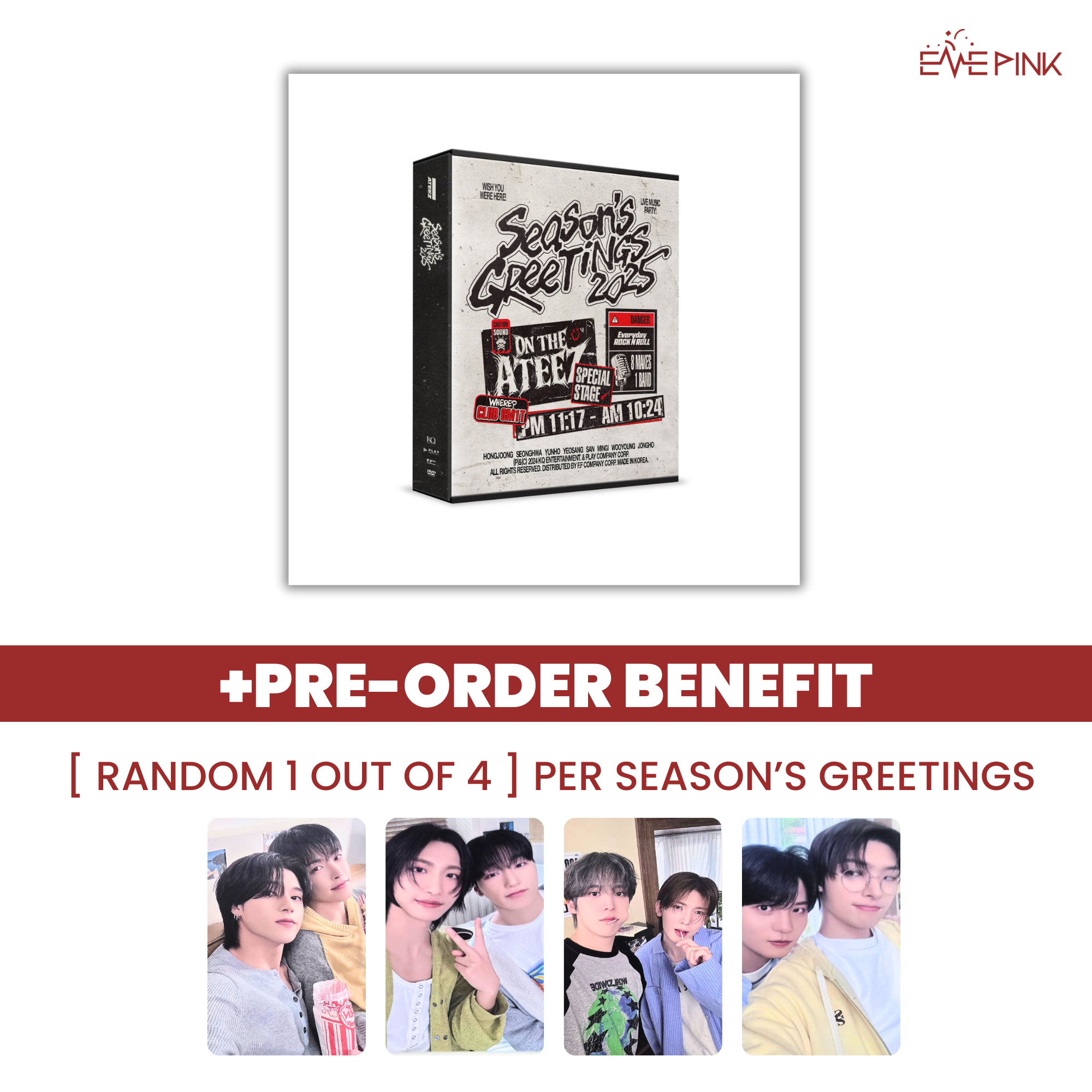 ATEEZ - 2026 ATEEZ SEASON'S GREETINGS YES24特典コンプ SEASON