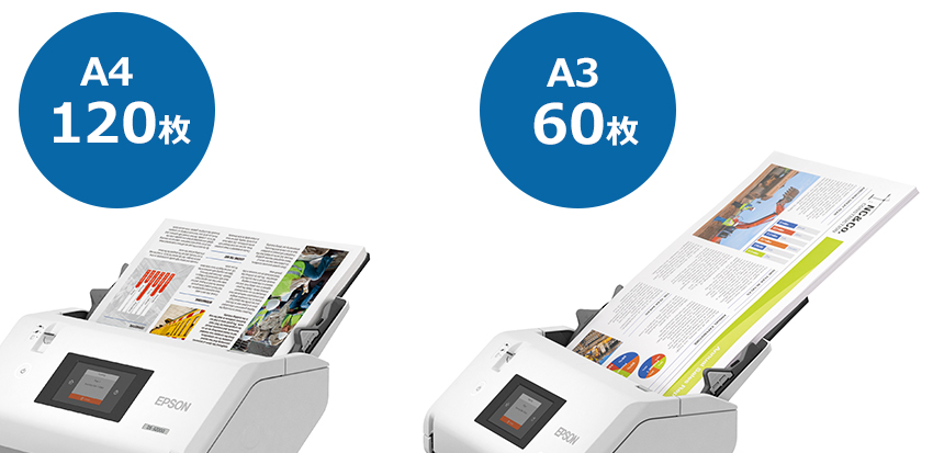 A3ドキュメントスキャナー（シートフィード）DS-32000 特長：基本性能