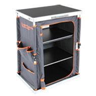 販売終了】マルチキッチンテーブル（ブラック/オレンジ） - DOD