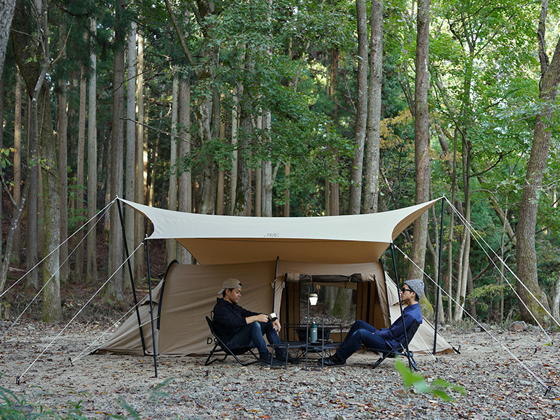 販売終了】ヘーキサタープ（タン） TT5-582-TN - DOD（ディーオー