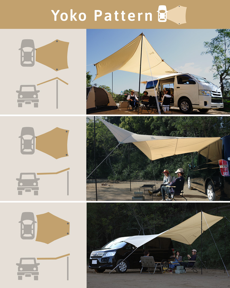 販売終了】カートゥギャザータープ TT5-791-TN - DOD（ディーオー