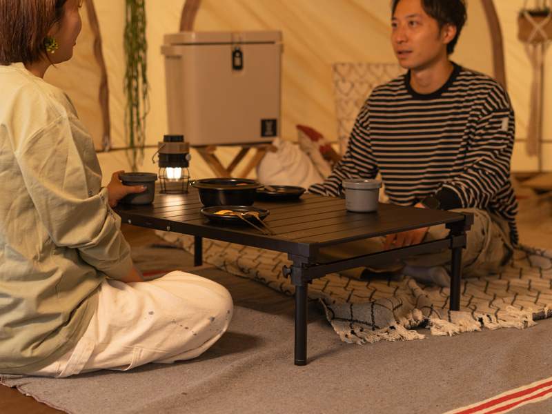 ナニゲニーテーブルM TB4-016-BK - DOD（ディーオーディー）【公式